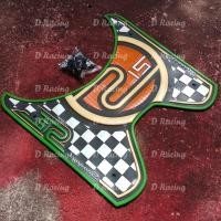 ราคา แผ่นยางรองพื้นวางเท้า ฮอนด้า รุ่น สกู๊ปปี้ไอ ลายs12 สีเขียว (5547500844)