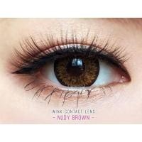 ราคา คอนแทคเลนส์ รุ่น Nudy ยี่ห้อ Pitchylens Pretty doll สีตาล Brown มีค่าสายตา (17254580451)