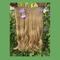 ราคา แฮร์พีช hairpiece แฮร์พีช calawigs ชิ้นหนาพิเศษไหมด้านเหมือนผมจริง แฮร์พีชปลายงุ้ม รหัส S8912L กว้าง26cm ยาว55cm (7166950298)