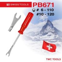 ราคา PB Swiss Tools ไขควงงัดกิ๊บ รุ่น PB 671 6 110 PB 671 10 120 เหล็กงัดกิ๊ปด้ามไขควง งัดคลิปล็อครถยนต์ งัดพุ๊ก Swiss MadePB671 (20965416157)