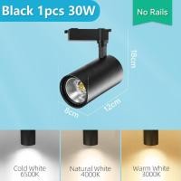 ราคา CHENBEN Led Track Light Spotlight Ceiling Lights 12W 20W 30W 40W COB Aluminum Track Rail Lighting Fixture Spot Lamp for Home Decor Living Room Kitchen Store (21037745016)