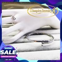 ราคา InspireJewelryกำไลตะปูมี3สีให้เลือก กำไลคาเทียร์เลิฟ แถมแหวนให้ทุกออเดอร์ (21132424107)