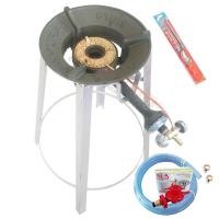 ราคา SAMURAI ชุดเตาเร่ง KB5 ขาเตา ฐานกลม สูง 70 ซม พร้อมหัวปรับ (485121)