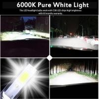 ราคา 2PCS CarTnT ไฟหน้ารถ Super Bright หลอดไฟ H7 LED H9 HB3 9005 HB4 9006 H11 H8 LED ไฟหน้า100W 20000LM 6000K 12V 8000K (11459277525)