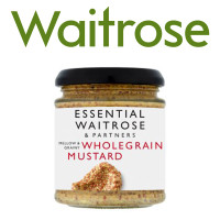 ราคา Waitrose Essential Wholegrain Mustard เวทโทรส โฮลเกรน มัสตาร์ด 185กรัม (7433164744)