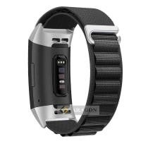 ราคา สายรัดข้อมืออัลไพน์สำหรับ Fitbit Charge 5 4 3สายสายรัดระบายอากาศไนลอนทนทานสำหรับสายรัดข้อมือ Fitbit Charge 5 (18633124492)