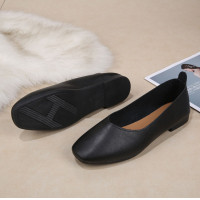 ราคา รองเท้าคัทชูผู้หญิง รองเท้าหนังPU รองเท้าแฟชั่นผญ สไตล์เกาหลี (17644250047)