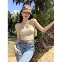 ราคา Ambella เสื้อผูกหลังไหมพรม สายไขว้หลัง งานน่ารัก ครอปไหมพรมสีสันสวยงาม สายผูกคอเซ็กซี่ (19409911894)