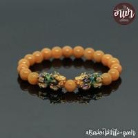 ราคา อาเป่า หินหยกน้ำผึ้ง แท้ 100 Honey Jade ขนาด 8 มิล ประดับปี่เซียะ 5 ธาตุ 1 คู่ ปี่เซียะเปลี่ยนสี ปี่เซียะ 5 สี คัดหิน เสริมโชคลาภทางการเงิน (654496638)