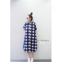 ราคา Bonus Drv ชุดเดรสผ้าคอตตอนญี่ปุ่น ปกเชิ้ต ชุดเดรสผ้าคอตตอนญี่ปุ่น เดรสคอปกเชิ้ต เดรสแขนสั้น ชุดเดรสลายดอท อก46 Bonus by Ananya เดรสใส่สะบาย ชุดเดรสใส่เที่ยว ชุดเดรสใส่สะบาย เดรสแฟชั่น (20496005864)