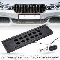 ราคา Gucanou กรอบป้ายทะเบียนด้านหน้าด้านหลัง2ชิ้นรีโมทคอนโทรลไฟฟ้าฝาพับซ่อนได้สำหรับมาตรฐานยุโรปยานพาหนะไฟฟ้าใหม่ (12293350662)