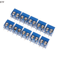 ราคา STF 10pcs BLUE 2 PIN PITCH screw Terminal BLOCK Connector 5 08MM PANEL PCB MOUNT (19070802458)