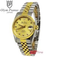 ราคา ผ่อนชำระ สูงสุด 6 เดือน O P Olym Pianus นาฬิกาข้อมือผู้ชาย Sportmaster Automatic สายสแตนเลส รุ่น 89322AM SG09 Gold (13062429923)