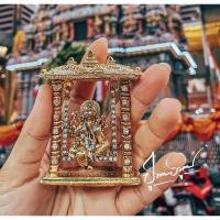 ราคา องค์พระพิฆเนศ ปางนั้งชิงช้าสีทอง นำเข้าจากอินเดีย เนื้อทองเหลือง ทำพิธีเรียบร้อย (17680102427)