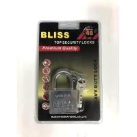 ราคา Bliss กุญแจระบบลูกปืน ชุบเงิน 40มิล คอสั้น (514674257)