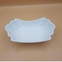 ราคา ชาม ชามเนื้อโบน ชามเซรามิค ทรงเรือ สีขาว เนื้อหนา ขนาด 5 5 x 9 นิ้ว (9990087040)