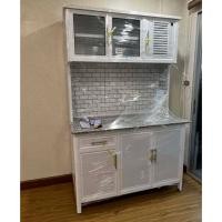 ราคา ผ่อน0 Livinghome FurnitureMall ตู้ครัว วัสดุอลูมิเนียม ท็อปหินแกรนิต สไตล์มินิมอล ขนาด 120 150 180 cm รุ่น Mison 2 (14684251497)