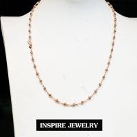 ราคา Inspire Jewelry สร้อยคอ สร้อยคอนากยาวสวมคอได้ ยาว 24 นิ้ว ตะขอตัว M (16960288825)
