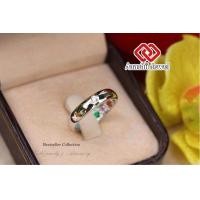 ราคา แหวนทองคำขาว พลอยนพเก้า 9 Gemstones Lucky Ring แหวนทอง แหวนเพชร เสริมโชคลาภ แหวนพลอย เสริมดวง แหวนผู้หญิง แหวนชาย แหวน เรียกทรัพย์ (590406824)