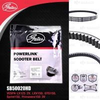 ราคา GATES POWERLINK SCOOTER BELT สายพานสำหรับสกู๊ตเตอร์ VESPA LX125 2V GTS150 SPRINT150 PRIMAVERA150 3V SB50020HD (4272658020)