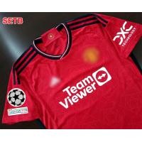 ราคา เสื้อฟุตบอล เสื้อฟุตบอลสโมสรทีม แมนยู เหย้า 23 24 AA0039 เกรดแฟนบอล ทำชื่อเบอร์ได้ ไซส์ยุโรป XS 4XL (19605375072)