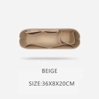 ราคา รู้สึกกระเป๋าสอดสำหรับ Longchamp Le Pliage กระเป๋าเอกสารผู้หญิงคอมพิวเตอร์จัดเก็บซับในกระเป๋ามีผ้าซับใน (17310118356)