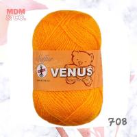 ราคา ไหมพรมฟู VENUS วีนัส สีล้วน VENUS Soffur Knitting Yarn (18882832736)