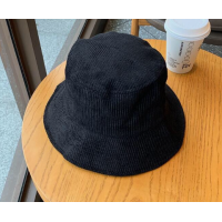 ราคา หมวกบักเก็ต สีพื้นผ้าลูกฟูก หมวกปีกรอบ Bucket hat พร้อมส่งในไทย (16017447443)