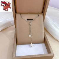 ราคา สร้อยทองเคแท้18kทองคำแท้ 96 5 สร้อยคอพู่ดาวผู้หญิงแฟชั่นที่เรียบง่ายอุปกรณ์เสริมโซ่กระดูกไหปลาร้า ไม่ลอกไม่ดํา (19821961358)