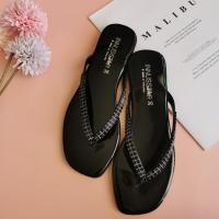 ราคา รองเท้าแตะ หูหนีบแต่งเพชร รองเท้าแฟชั่น (9143015800)