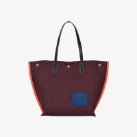 ราคา Longchamp กระเป๋าผ้าสักหลาดที่จำเป็นกระเป๋าสะพายไหล่กระเป๋าทรงเกี๊ยวคาดลำตัวแบบพกพา (20609900901)