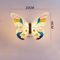 ราคา โคมไฟติดผนังห้องนอนเด็กสร้างสรรค์การ์ตูนรูปแบบผีเสื้อโคมไฟติดผนังสไตล์นอร์ดิกโคมไฟข้างเตียง (19453754983)