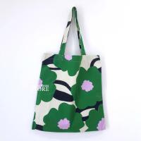 ราคา ส่งเร็ว กระเป๋าผ้า Tote bag ผ้าคอตตอนญี่ปุ่น มีซับใน กระเป๋าผ้าลายดอกไม้ ถุงผ้าน่ารัก ลายดอกไม้ กระเป๋าผ้าใบใหญ่ ของขวัญวันเกิด (19690657563)