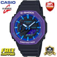 ราคา G Shock GA2100 ของแท้ผู้ชายกีฬานาฬิกาเซ็นเซอร์คู่เคลื่อนไหวกลางแจ้งกันกระแทกกันน้ำโคลนอัตโนมัติยกไฟรับประกันสี่ปี GA 2100THS 1AJR (20372953096)