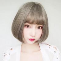 ราคา วิกผมสั้นเทาเขียว calawigs วิกผม ไหม รหัส 3161 สี 10A68 วิกผมสั้น ส่งในไทย (413755764)