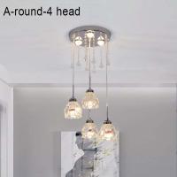 ราคา โคมไฟระย้า คริสตัล สไตล์โมเดิร์น Led โคมไฟแขวน สไตล์ยุโรป โคมไฟห้อย สําหรับตกแต่งเพดานห้องรับประทานอาหาร (19309013576)