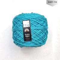 ราคา ไหมพรม 4Ply ไหมพรมเบบี้ซอฟท์ เบบี้ซิลค์ ไหมพรมสำหรับเด็ก 4Ply 100G I ไหมพรมฟ้ามุ่ย Fahmui Yarn (19649135973)