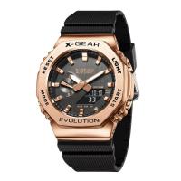 ราคา รุ่นใหม่ X GEAR 2332 คอลเลคชั่นสายสีดํา นาฬิกาข้อมือ ไนท์ไลท์ ดิจิตอล กันน้ำ ของแท้ 100 มีไฟ LED ส่องสว่าง สายซิลิโคน (19089991848)