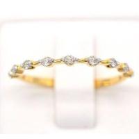 ราคา Happy Jewelry แหวนเพชรของแท้ แหวนเพชร 9 เม็ด ทองแท้ 9k 37 5 ขายได้ จำนำได้ ME760 (16944755980)
