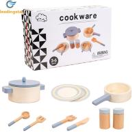 ราคา LeadingStar ชุดเครื่องครัวทำจากไม้อุปกรณ์เสริมในครัวชุดของเล่นสำหรับทำอาหารแบบเซตหม้อทำอาหารของเล่นของเล่นสำหรับเด็กหัดเดินเด็กผู้หญิงเด็กผู้ชาย (20023199732)