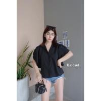 ราคา เสื้อเชิ้ตแขนพอง แขนพุ่มทรงสวยเก๋ (19346282704)
