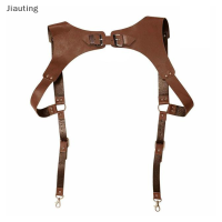 ราคา Jiauting สายเอี๊ยมดึงกางเกงแฟชั่นสำหรับผู้ชายเข็มขัดสายรัดหนังสำหรับผู้ชาย (20524465945)