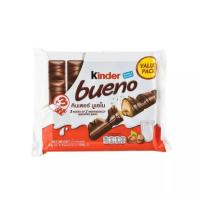 ราคา Kinder bueno เวเฟอร์กรอบเคลือบช็อคโกแลต สอดไส้ครีมนมและเฮเซลนัท ขนาด 129 กรัม ขนมและช็อคโกแลตนำเข้า (10039718896)