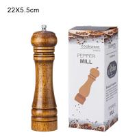 ราคา ขวดบดพริกไทย ที่บดพริกไทย ขวดใส่เครื่องปรุง เครื่องบดพริกไทย ขวดพริกไทย ขวดเกลือ ขวดบดเกลือ ขวดไม้ เครื่องบดพริกไทยด้วยมือขนาด5นิ้ว8นิ้ว10นิ้วเครื่องบดพริกไทยบดสดใหม่ (11811808827)