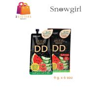 ราคา กล่อง x6ซอง สโนว์เกิร์ล แตงโม วอเตอร์เมลอน ดีดี คูชั่น Snowgirl Watermelon DD Cushion 9 กรัม (11451964544)