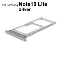 ราคา ถาดใส่ซิมการ์ดสำหรับ Samsung Galaxy Note10 Lite SM N770ซิมการ์ดที่ใส่ถาดซิมสล็อตอะแดปเตอร์เปลี่ยน (16599117585)