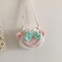 ราคา IQANGEL กระเป๋าแฟชั่นญี่ปุ่นสำหรับเด็กกระเป๋าคาดลำตัวลายการ์ตูนกระเป๋าโทรศัพท์ตุ๊กตาหนานุ่มกระเป๋าสะพายไหล่แมวให้โชค (18599027995)