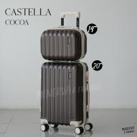 ราคา MINERVA กระเป๋าเดินทางล้อลาก รุ่น Castella 14 20 24 28 นิ้ว วัสดุ ABS แข็งแรง น้ำหนักเบา หิ้วขึ้นเครื่องบินได้ M01 by SWISHNAVY (20922638562)