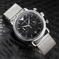 ราคา ของแท้ใหม่2021แฟชั่นบุรุษนาฬิกา Armani แบรนด์หรูนาฬิกาควอตซ์พรีเมี่ยมกันน้ำกีฬาปรับสายสแตนเลส (16520237480)