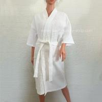ราคา เสื้อคลุมอาบน้ำ ชุดคลุมอาบน้ำ เสื้อคลุมรังผึ้ง ผ้ารังผึ้ง วาฟเฟิล ทำจากผ้าฝ้าย Cotton 100 เสื้อคลุม ชุดคลุมโรงแรม (17901002046)
